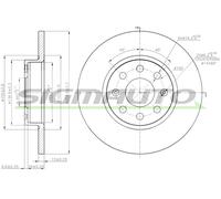 DBB784S Disco freno Sigmauto