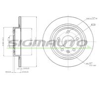 DBB871S Disco freno Sigmauto