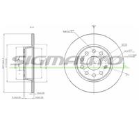 DBB895S Disco freno Sigmauto