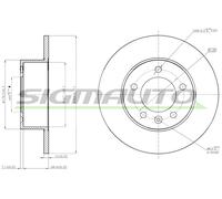DBB975S Disco freno Sigmauto