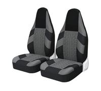 DBBPVPLFC Coprisedili Un Paio coprisedili Anteriori Sportivi Auto universali Maggior Parte Auto Protezione sedili Secchiello per Citroen C1 Coprisedili Auto(2pcs Gray)