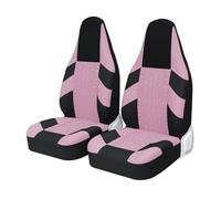 DBBPVPLFC Coprisedili Un Paio coprisedili Anteriori Sportivi Auto universali Maggior Parte Auto Protezione sedili Secchiello per Citroen C1 Coprisedili Auto(2pcs Pink)