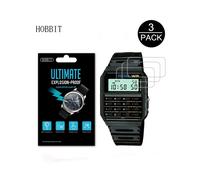 (DBC-32D-1ADF) Confezione da 3 pellicole protettive antideflagranti Nano per Casio CA53W-1 DBC611G-1D EAW-DBC-32-1AV