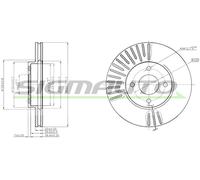DBC068V Disco freno Sigmauto