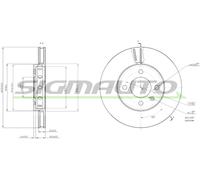DBC184V Disco freno Sigmauto