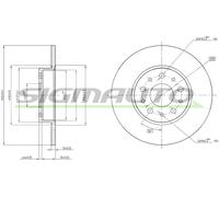 DBC286S Disco freno Sigmauto
