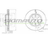 DBC327V Disco freno Sigmauto