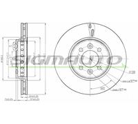 DBC350V Disco freno Sigmauto