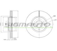 DBC461V Disco freno Sigmauto