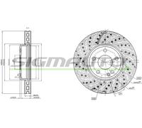 DBC464V Disco freno Sigmauto