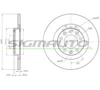 DBC654S Disco freno Sigmauto