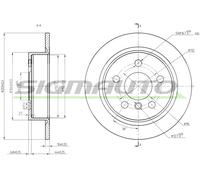 DBC656S Disco freno Sigmauto