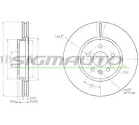 DBC684V Disco freno Sigmauto