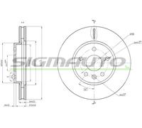 DBC685V Disco freno Sigmauto