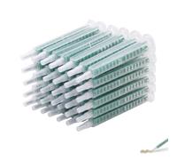 DBCEJF 30 Pezzi Beccucci Miscelatori Statici per Resina Epossidica e Tassello Chimico, Miscelatore per Colla Bicomponente e Ancorante Chimico, Lunghezza 83mm, Compatibile con Cartucce AB