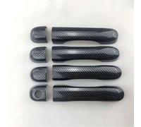 DBCFL Copri Maniglia Portiera Auto per Jeep Renegade 2015 2016 2017 2018, Coprimaniglie per Portiere Auto Protezione Maniglia Esterna della Porta Accessori,Normal-Carbon 1 Hole