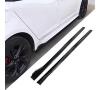 DBCFL Minigonne Laterali Auto per Tesla Model 3 Model S Model X, Gonna Laterale Anti Collisione Alettoni Laterali Pedane AntiGraffio Auto Accessori,Normal-A/Glossyblack