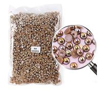 DBDJWHJ Perle Mezze Tonde Multicolori per Abbigliamento Indumenti Decorazioni per Unghie Accessori Perline in Resina con Retro Piatto Craft-Coffee AB,3mm-10000 Pezzi