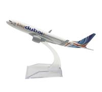 DBEIXIWEI 1:400 Scala Dubai Airlines B737 Modello di aeroplano in lega Civile Plane Aircraft Collection Souvenir per la decorazione domestica