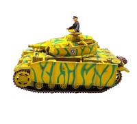 DBEIXIWEI 1:72 Lega Seconda Guerra Mondiale Esercito Tedesco Pz.Kpfw.III Ausf.N Modello di Carro Armato, Collezione Auto Corazzata per Bambini Adulto Collezionista