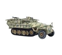 DBEIXIWEI 1/72 Scala WWII Tedesco Sd. Kfz. 251/7 D Half Track Panzer Modello PVC Finito Veicolo corazzato Souvenir Hobby Model Kit