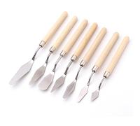 DBEIXIWEI 1 set di spatole in acciaio inox per miscelare la vernice a olio e palette, strumento di miscelazione per pittura