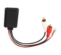 DBEIXIWEI Adattatore audio Bluetooth per auto, 2 ingressi RCA, senza fili, Bluetooth, modulo AUX, cavo adattatore