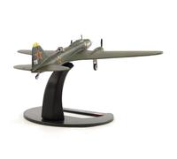 DBEIXIWEI Lega 1/144 Seconda Guerra Mondiale Sovietico IIyushin II-4 Bombardiere Modello di Aeroplano Die-Cast Battle Airplane Craft per Airshow Model Display
