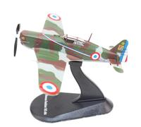 DBEIXIWEI Lega 1:72 Mondiale Francese Morane-Saulnier MS.406 Fighter Model Memorial Airplane Aviation Collectible for Souvenir Display