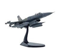 DBEIXIWEI Scala 1/72 Hellenic Air Force F-16D Mira Fighter Alloy Model High Simulated Airplane Aviation Miniature per gli appassionati
