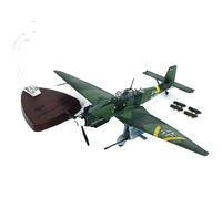 DBEIXIWEI Scala 1:72 tedesco Stuka JU-87G2 Modello di aereo da attacco in lega ad alta simulazione in miniatura per la decorazione domestica