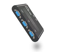 DBEIXIWEI VGA Switch Box, 2 porte VGA SVGA Monitor Sharing Adapter 2 IN 1 OUT o 1 IN 2 OUT Switcher per PC TV Monitor