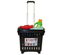 dbest Products Gocart, Nero Grocery Shopping Basket Rolling Laundry Cart