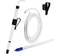 Dbgogo Sifone automatico lungo 45 cm, canna da travaso da 0,9 cm, pompa a sifone per vino fatto in casa, con tubo da 1,5 m e morsetto a sifone automatico, kit per la produzione di vino per
