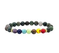 DBHDG Bracciale Uomo con Pietre Naturali | Gioielli Maschili Eleganti e Potenti, Regalo Maschile, Bracciale Regolabile (type-9)