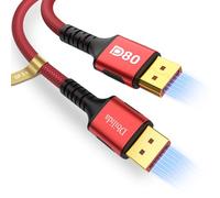 Dbilida Cavo DisplayPort certificato VESA 80 Gbps 2.1 2 m, 8 K @240 Hz, 4 K @540 Hz/360 Hz/240 Hz, DP 80 2.1 per monitor FreeSync Gaming 5090/9070XT, S1334