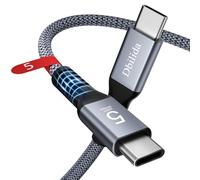 Dbilida Cavo Thunderbolt 5 compatibile con 5 m, 240 W PD, 20 Gbps, 4K a 60 Hz, cavo USB 4 2.0 per Thunderbolt 4/5, iPhone 17/16, Razer Blade, SSD, MacBook Pro M4 M5, Mac mini