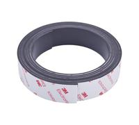 DBOO Nastro magnetico flessibile da 1,9 cm x 3 m, forte striscia magnetica adesiva, perfetto per organizzare frigoriferi, artigianato e progetti fai da te, lavagna bianca, appendere e organizzare