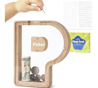 DBPBToU Salvadanaio Bambini Personalizzato Lettre (P)