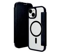 Dbramante 1928 Helsinki - Custodia Portafoglio Per Iphone 15 Plus In Plastica Riciclata Compatibile Magsafe Trasparente/Nero HE67CLBL1881