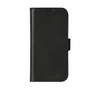 DBRAMANTE1928 Copenhagen CUSTODIA A LIBRO per Apple iPhone 16 Plus, Black