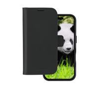DBRAMANTE1928 Lynge CUSTODIA MAGSAFE A LIBRO per Apple iPhone 16, Nero