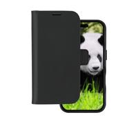 DBRAMANTE1928 Lynge CUSTODIA MAGSAFE A LIBRO per Apple iPhone 16 Plus, Nero
