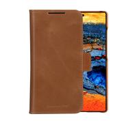 dbramante1928 Lynge custodia per cellulare 17,3 cm (6.8") Custodia flip a libro Marrone chiaro NEW