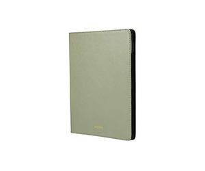 dbramante1928 TONIOLGR5188 - Custodia in vera pelle per Apple iPad 9,7" (2017/2018), modello Tokyo I Saffiano, realizzata a mano, con supporto verticale, colore verde oliva