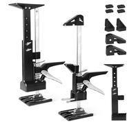 DBREAKS 2x 3 in 1 Multi Arm Handheld Jack, Labor Saving Arm Tool 38 cm | Sollevatore di Bordo Resistente, Braccio Salvaspazio con Scala, Fino a 220 kg, con Asta di Supporto per Carrello Metallico