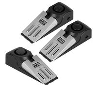 DBREAKS Allarme Fermaporta, Fermaporta con Cuneo Antiscivolo con Allarme 120dB, Allarme di Arresto Della Porta del Cuneoper Hotel Home Travel Security (Confezione da 3)