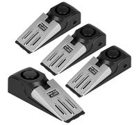 DBREAKS Allarme Fermaporta, Fermaporta con Cuneo Antiscivolo con Allarme 120dB, Allarme di Arresto Della Porta del Cuneoper Hotel Home Travel Security (Confezione da 4)