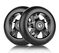 DBREAKS Stunt Scooter Rollen, 2 ruote di ricambio per scooter, 100 mm, ruote con ABEC, 9 cuscinetti a sfera, durezza 88A, adatte per tutti i tipi di scooter (nero)