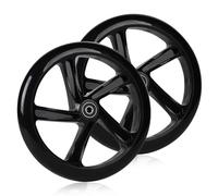 DBREAKS Stunt Scooter Rollen, 2 ruote di ricambio per scooter, 200 mm, ruote con ABEC, 9 cuscinetti a sfera, durezza 88A, adatte per tutti i tipi di scooter (nero)